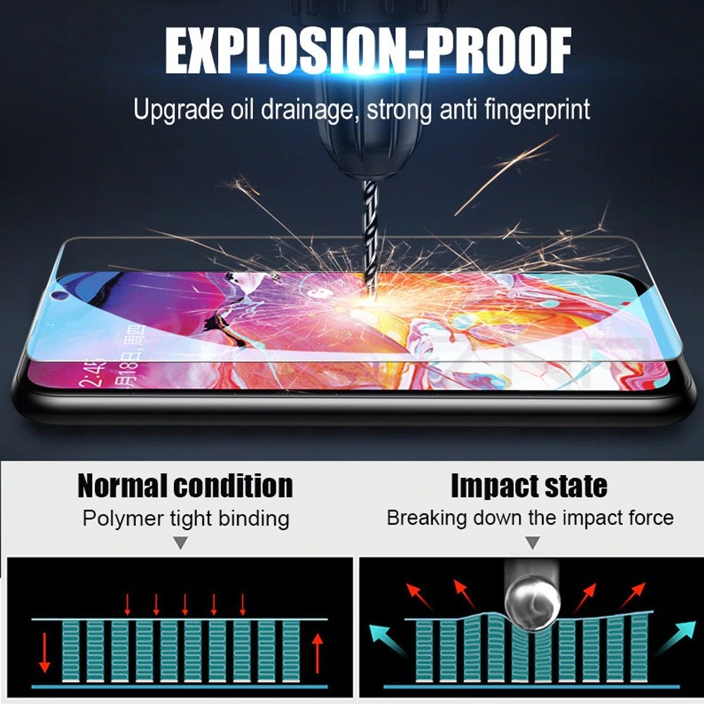 Black Glass Top Upper Screen Lens Cover Protector With Adhesive For Nintendo 3DS XL / New 3DS XL LL Console