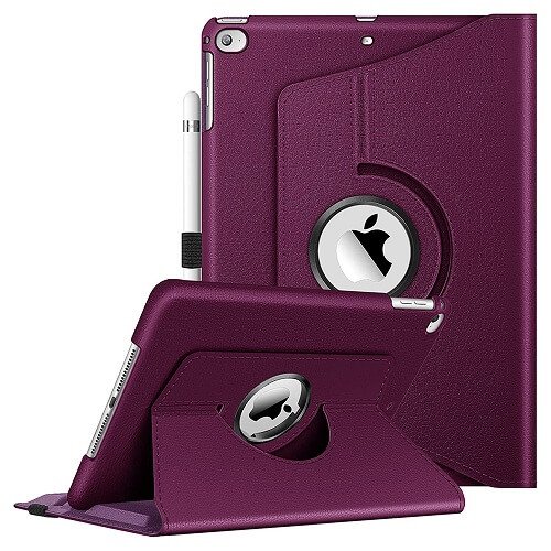 360° Rotating Leather Stand Case For IPad Air 11 & Pro 13 Inch 2024 – Shockproof