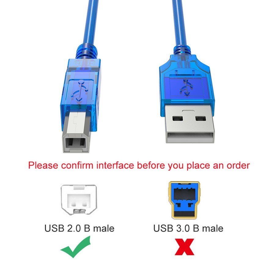 USB Printer Cables Connectors