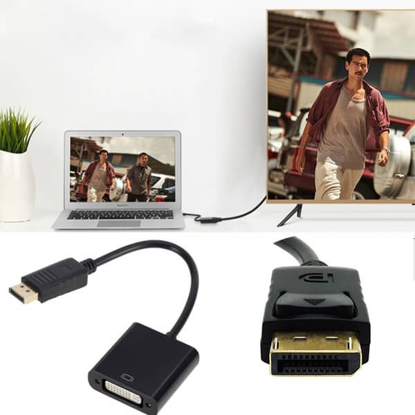BENFEI DisplayPort to DVI DVI-D Single Link Adapter 5 Pack, Display