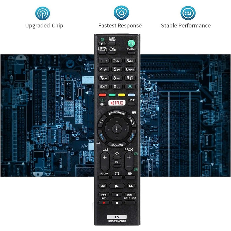 Telecomando Universale Di Ricambio RMT-TX100D Per TV Sony Bravia LED/LCD - Plug And Play, Nessuna Configurazione